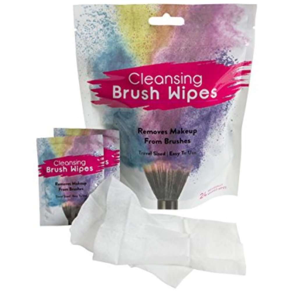 Cleansing Brush Wipes, Individually wrapped, travel size, Set of 24